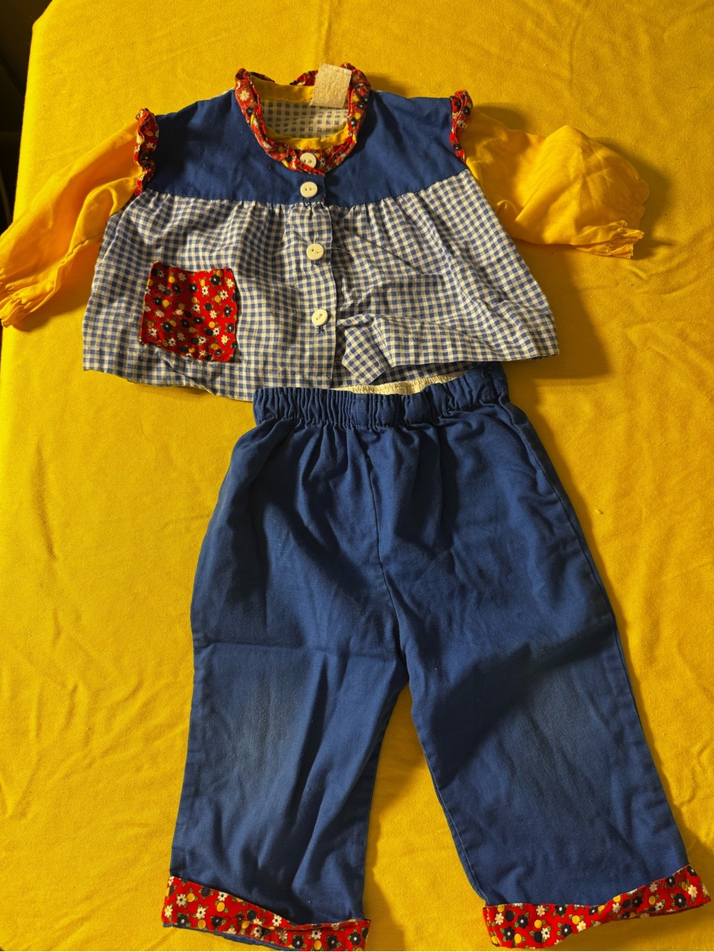 Vintage baby outfit